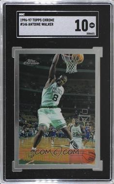 1996-97 Topps Chrome - [Base] #146 - Antoine Walker [SGC 10 GEM]