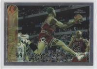 Dennis Rodman (Michael Jordan in Background) [EX to NM]