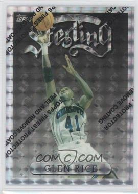 1996-97 Topps Finest - [Base] - Refractor #103 - Uncommon - Silver - Glen Rice