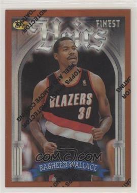 1996-97 Topps Finest - [Base] - Refractor #156 - Common - Bronze - Rasheed Wallace