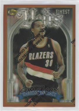 1996-97 Topps Finest - [Base] - Refractor #156 - Common - Bronze - Rasheed Wallace