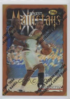 1996-97 Topps Finest - [Base] - Refractor #165 - Common - Bronze - Mark Jackson