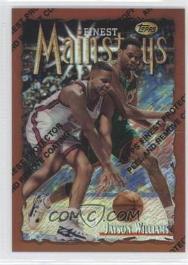 1996-97 Topps Finest - [Base] - Refractor #166 - Common - Bronze - Jayson Williams