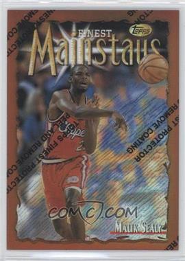 1996-97 Topps Finest - [Base] - Refractor #186 - Common - Bronze - Malik Sealy