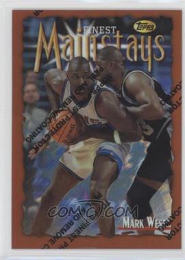 1996-97 Topps Finest - [Base] - Refractor #201 - Common - Bronze - Mark West