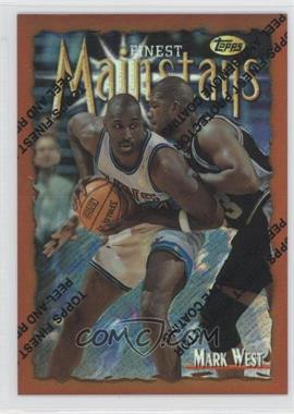 1996-97 Topps Finest - [Base] - Refractor #201 - Common - Bronze - Mark West