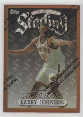 1996-97 Topps Finest - [Base] - Refractor #231 - Common - Bronze - Larry Johnson