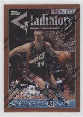 1996-97 Topps Finest - [Base] - Refractor #37 - Common - Bronze - Detlef Schrempf