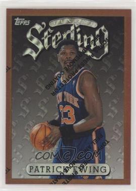 1996-97 Topps Finest - [Base] - Refractor #44 - Common - Bronze - Patrick Ewing