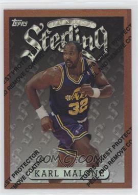 1996-97 Topps Finest - [Base] - Refractor #52 - Common - Bronze - Karl Malone