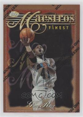 1996-97 Topps Finest - [Base] - Refractor #56 - Common - Bronze - Glen Rice