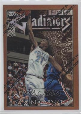 1996-97 Topps Finest - [Base] - Refractor #66 - Common - Bronze - Kevin Garnett