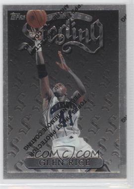 1996-97 Topps Finest - [Base] #103 - Uncommon - Silver - Glen Rice