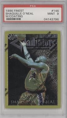 1996-97 Topps Finest - [Base] #146 - Rare - Gold - Shaquille O'Neal [PSA 9 MINT]