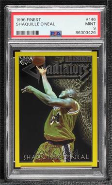 1996-97 Topps Finest - [Base] #146 - Rare - Gold - Shaquille O'Neal [PSA 9 MINT]