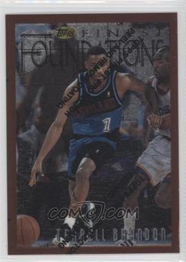 1996-97 Topps Finest - [Base] #152 - Common - Bronze - Terrell Brandon