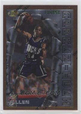 1996-97 Topps Finest - [Base] #22 - Common - Bronze - Ray Allen
