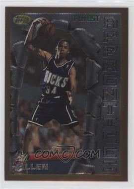 1996-97 Topps Finest - [Base] #22 - Common - Bronze - Ray Allen