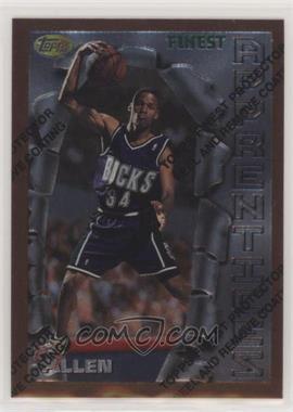 1996-97 Topps Finest - [Base] #22 - Common - Bronze - Ray Allen