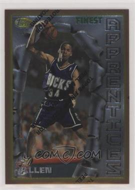 1996-97 Topps Finest - [Base] #22 - Common - Bronze - Ray Allen