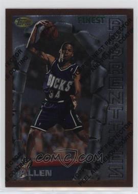 1996-97 Topps Finest - [Base] #22 - Common - Bronze - Ray Allen