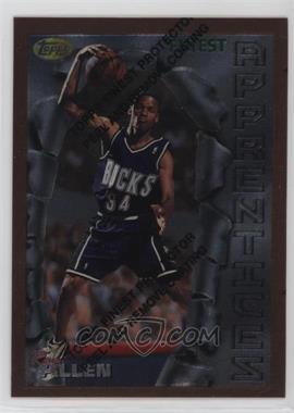 1996-97 Topps Finest - [Base] #22 - Common - Bronze - Ray Allen