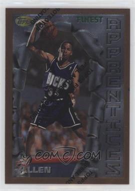 1996-97 Topps Finest - [Base] #22 - Common - Bronze - Ray Allen