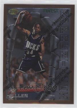 1996-97 Topps Finest - [Base] #22 - Common - Bronze - Ray Allen