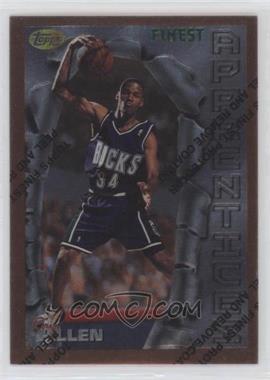 1996-97 Topps Finest - [Base] #22 - Common - Bronze - Ray Allen