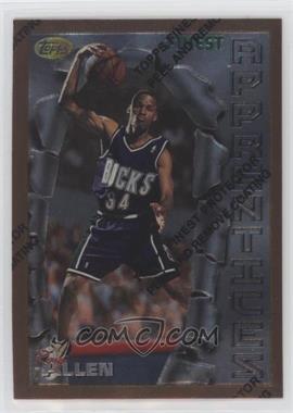 1996-97 Topps Finest - [Base] #22 - Common - Bronze - Ray Allen