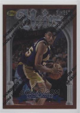 1996-97 Topps Finest - [Base] #220 - Common - Bronze - Eddie Jones