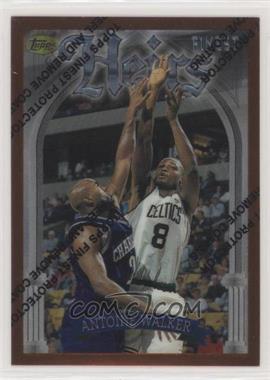 1996-97 Topps Finest - [Base] #224 - Common - Bronze - Antoine Walker