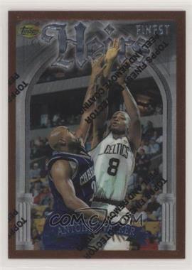 1996-97 Topps Finest - [Base] #224 - Common - Bronze - Antoine Walker