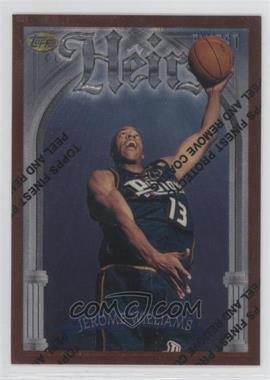 1996-97 Topps Finest - [Base] #239 - Common - Bronze - Jerome Williams