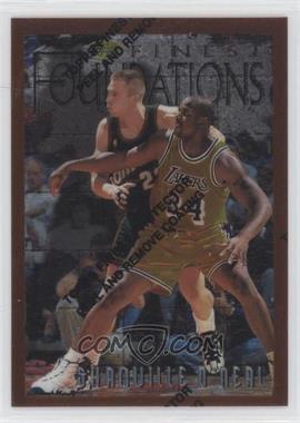1996-97 Topps Finest - [Base] #243 - Common - Bronze - Shaquille O'Neal