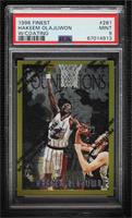 Rare - Gold - Hakeem Olajuwon [PSA 9 MINT]