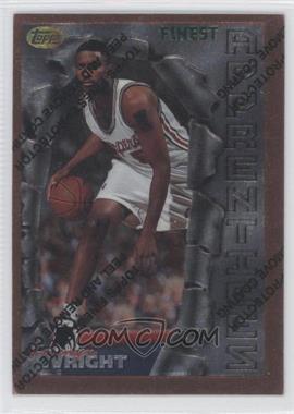 1996-97 Topps Finest - [Base] #53 - Common - Bronze - Lorenzen Wright