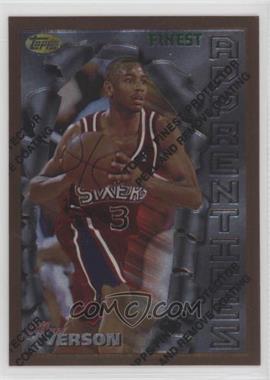 1996-97 Topps Finest - [Base] #69 - Common - Bronze - Allen Iverson