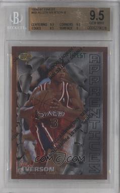 1996-97 Topps Finest - [Base] #69 - Common - Bronze - Allen Iverson [BGS 9.5 GEM MINT]