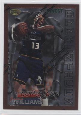 1996-97 Topps Finest - [Base] #71 - Common - Bronze - Jerome Williams