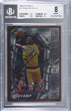 1996-97 Topps Finest - [Base] #74 - Common - Bronze - Kobe Bryant [BGS 8 NM‑MT]
