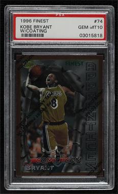 1996-97 Topps Finest - [Base] #74 - Common - Bronze - Kobe Bryant [PSA 10 GEM MT]