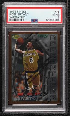 1996-97 Topps Finest - [Base] #74 - Common - Bronze - Kobe Bryant [PSA 9 MINT]