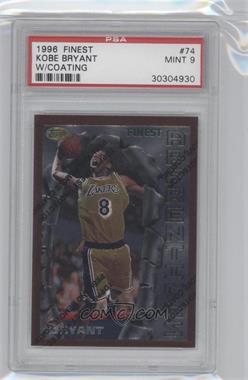 1996-97 Topps Finest - [Base] #74 - Common - Bronze - Kobe Bryant [PSA 9 MINT]