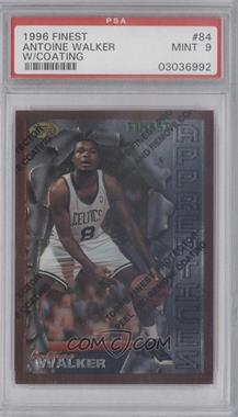 1996-97 Topps Finest - [Base] #84 - Common - Bronze - Antoine Walker [PSA 9 MINT]