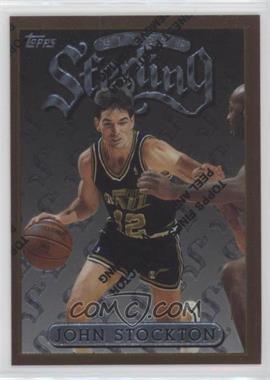 1996-97 Topps Finest - [Base] #90 - Common - Bronze - John Stockton