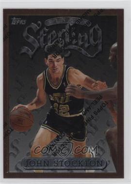 1996-97 Topps Finest - [Base] #90 - Common - Bronze - John Stockton