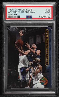 1996-97 Topps Stadium Club - [Base] - TSC Matrix #56 - Anfernee Hardaway [PSA 9 MINT]