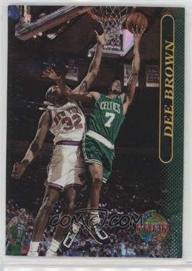 1996-97 Topps Stadium Club - [Base] - TSC Matrix #9 - Dee Brown