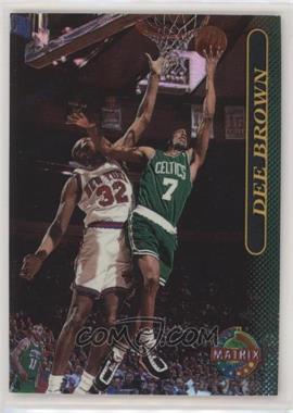 1996-97 Topps Stadium Club - [Base] - TSC Matrix #9 - Dee Brown